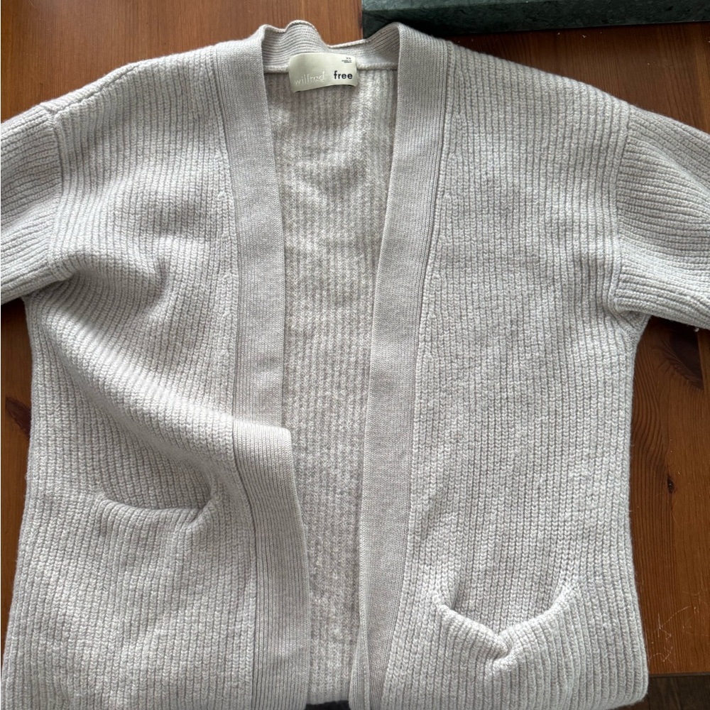 Aritzia Wool Cardigan Sweater